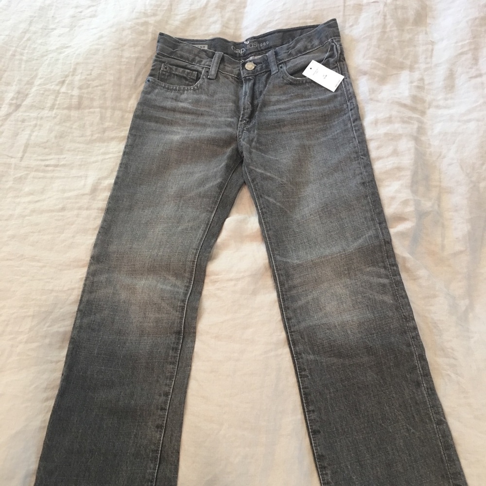 Size 10 grey Gap boys jeans NWT